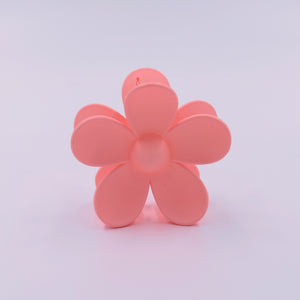 Pink Flower Claw Clip