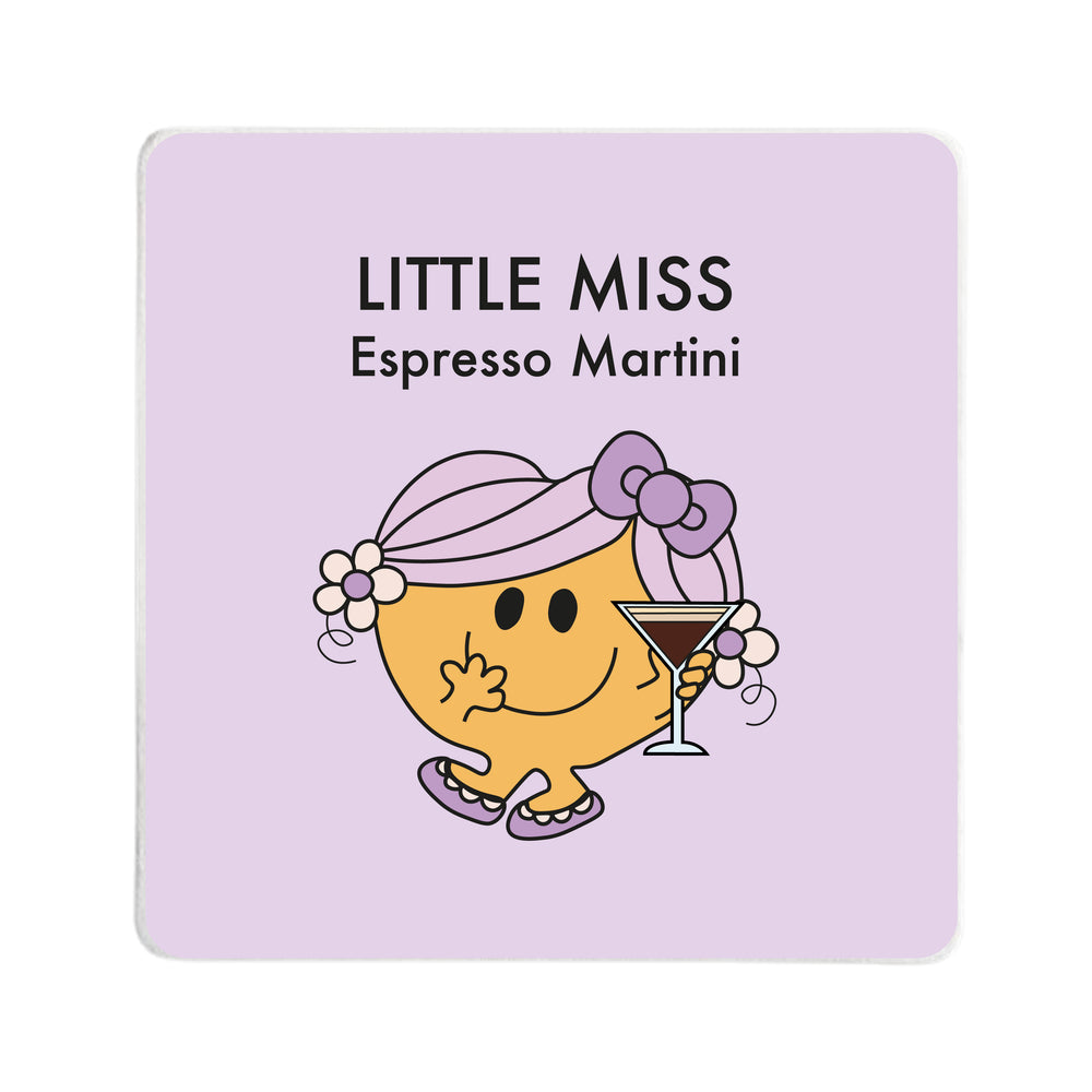 Little Miss Espresso Martini Square Coaster