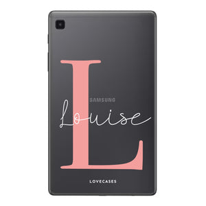 Personalised Initial Samsung Tablet Case
