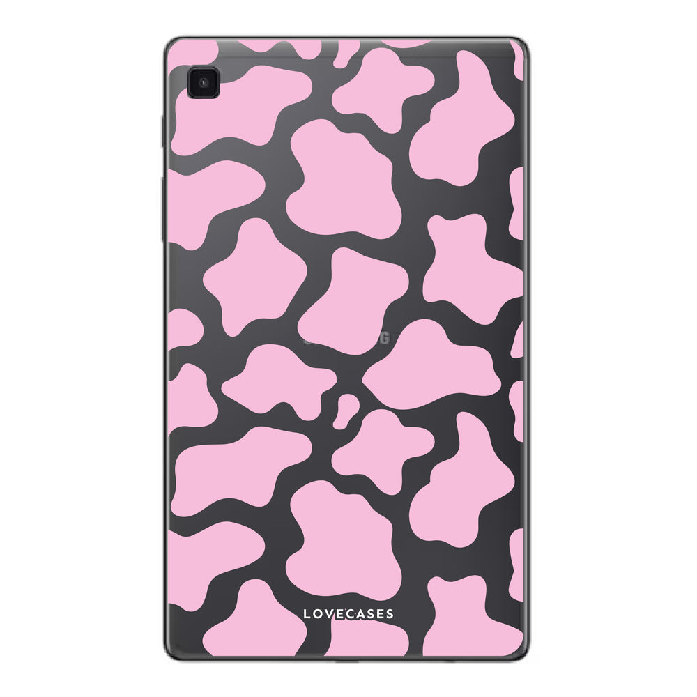Pink Cow Print Samsung Tablet Case