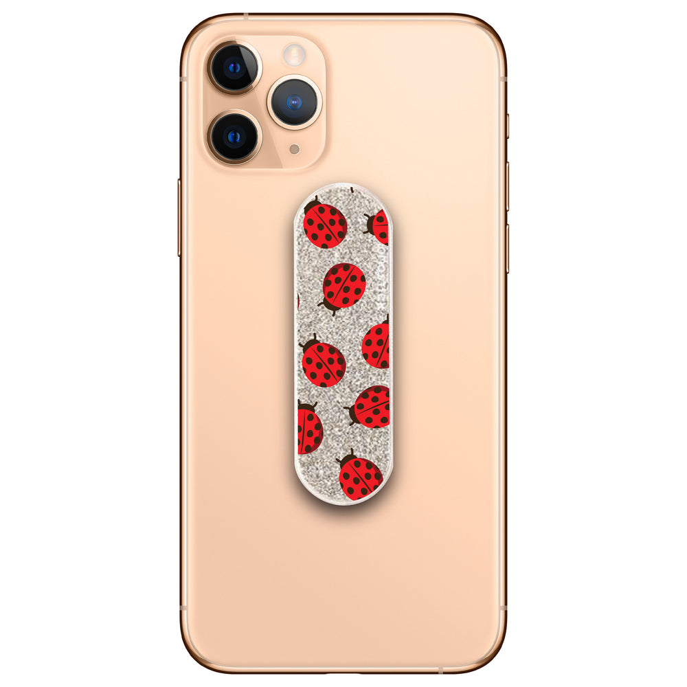 Ladybug Glitter Phone Loop