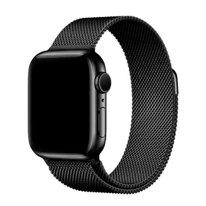 Black Milanese Apple Watch Strap