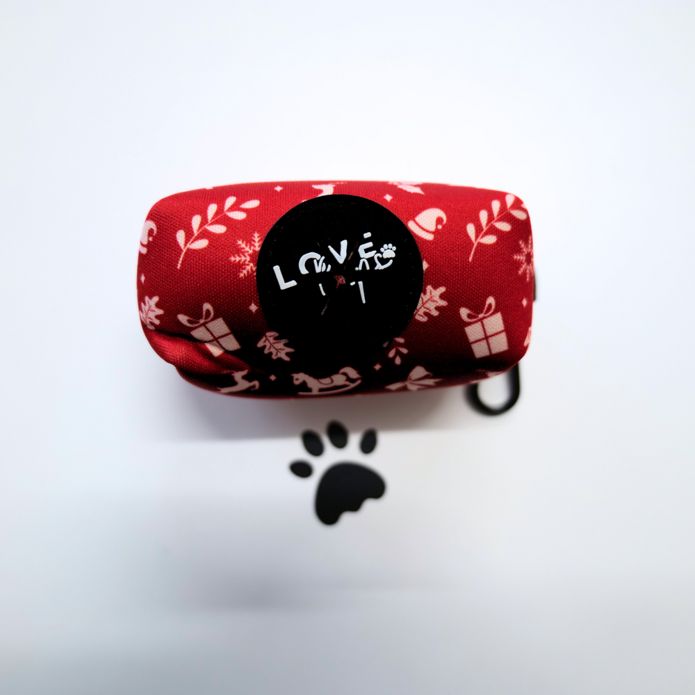 Christmas Pattern Poop Bag Holder