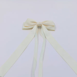 Cream Hair Bow