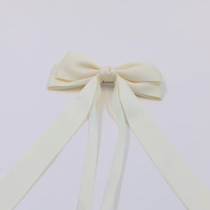 Cream Hair Bow