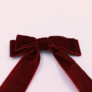 Red Velvet Hair Bow