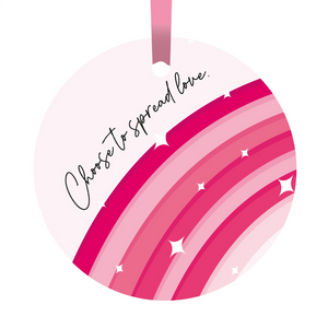 Choose To Spread Love Hanging Decoration