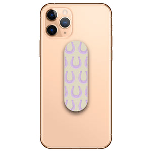 Purple Horseshoe Pattern Phone Loop
