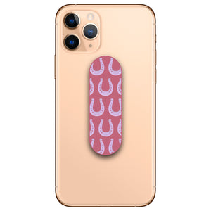 Purple Horseshoe Pattern Phone Loop