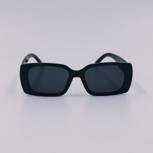 Mid Square Sunglasses in Black