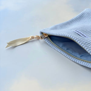 Baby Blue Corduroy Kindle Pouch