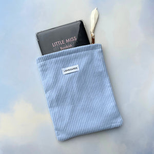 Baby Blue Corduroy Kindle Pouch
