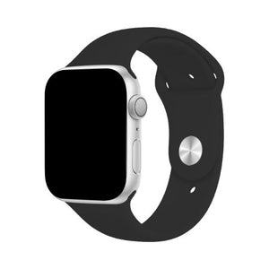 Apple Watch Black Soft Silicone Strap