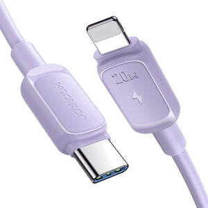 
            
                Load image into Gallery viewer, Purple 1.2m USB-C to Lightning Charge and Sync Cable
            
        