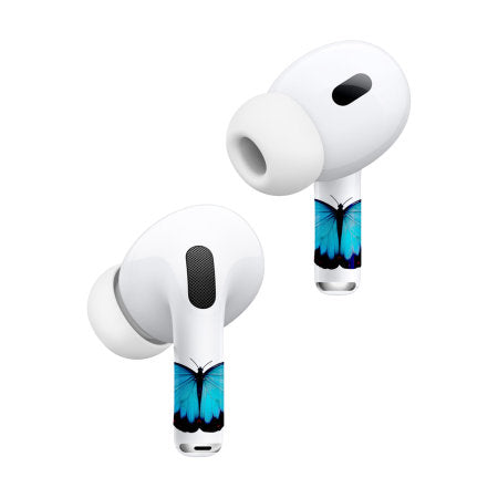 Blue Butterfly Sticker - For AirPods