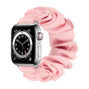 Pink Satin Scrunchie Apple Watch Strap – LoveCases