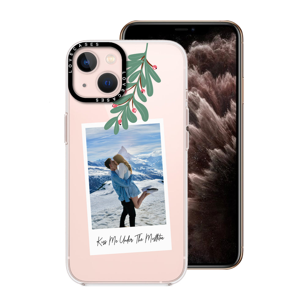 Personalised Kiss Me Under The Mistletoe Premium Phone Case