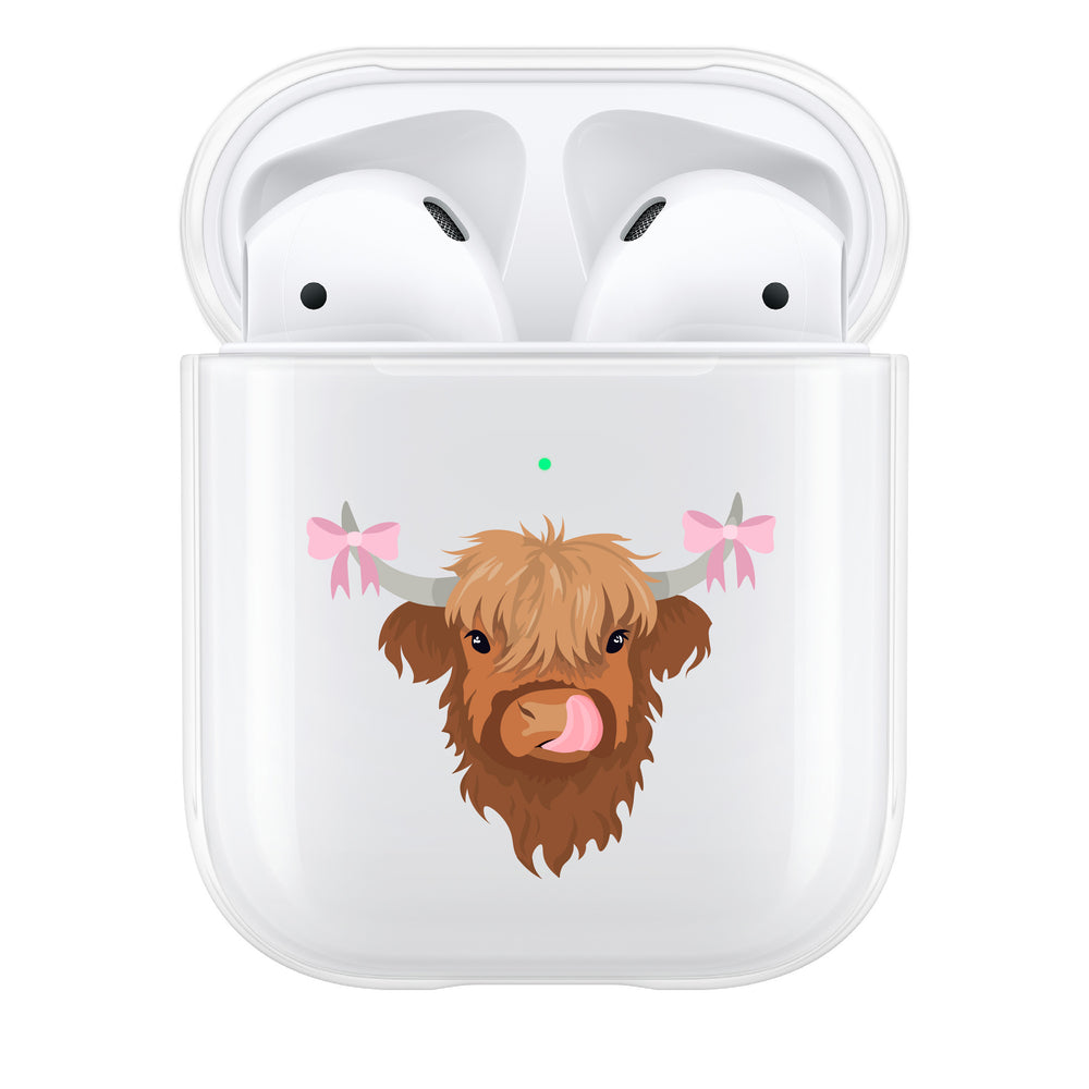 Bonnie the Highland Cow AirPod Case