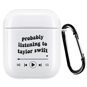 Black Probably Listening To Taylor Swift AirPod Case