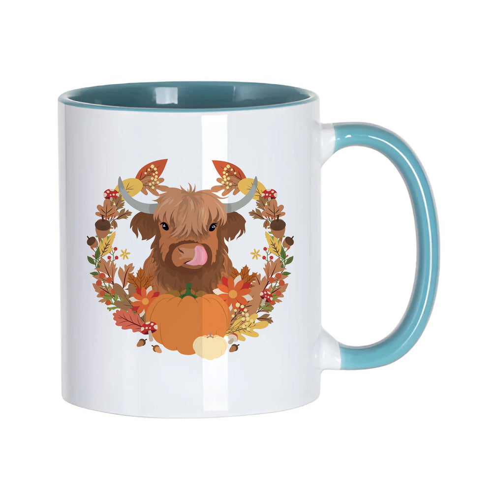 Archie the Autumn Highland Cow Mug