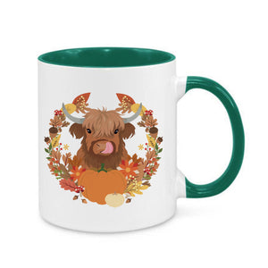Archie the Autumn Highland Cow Mug