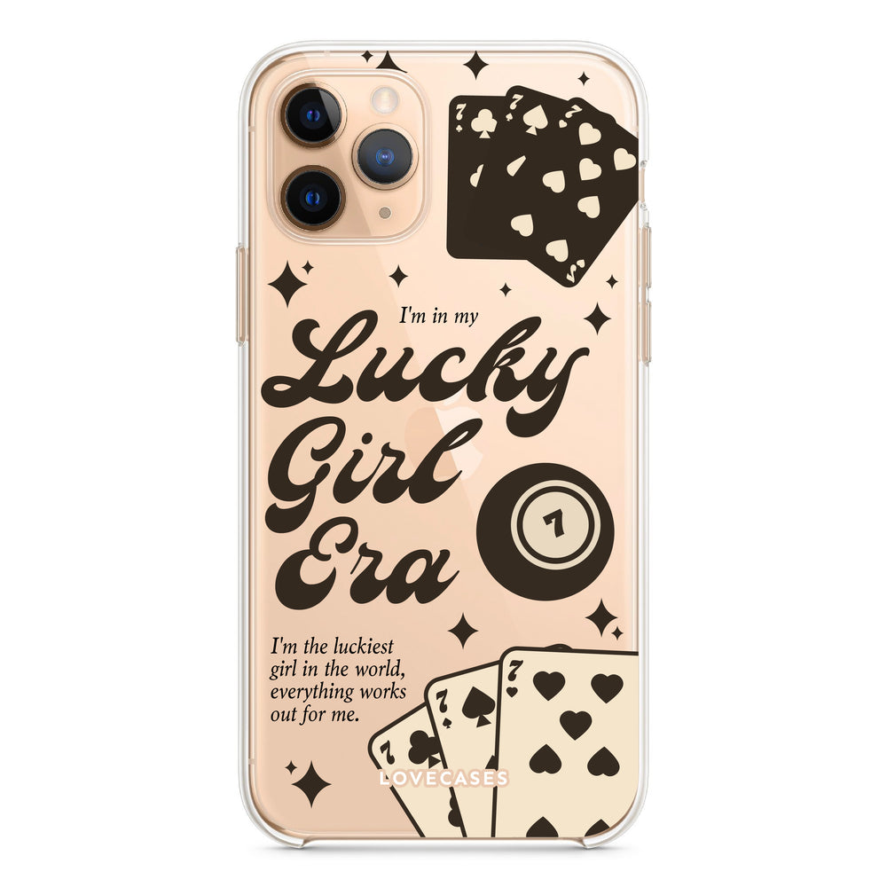 Black Lucky Girl Phone Case – LoveCases Black Lucky Girl Phone Case – LoveCases