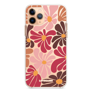 Retro Flower Print Phone Case