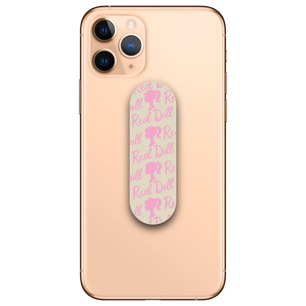 Light Pink Doll Pattern Phone Loop
