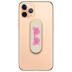 Pink Heart Sunglasses Phone Loop