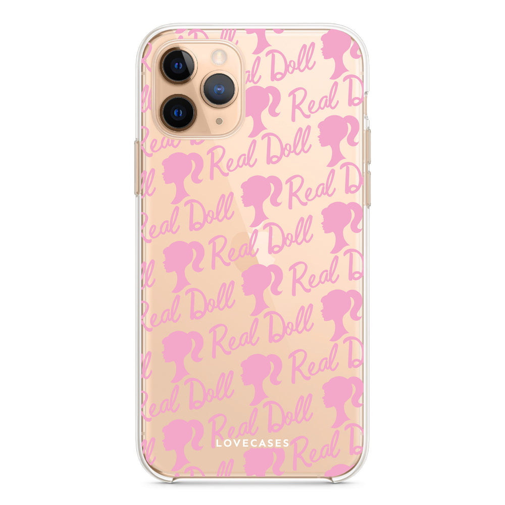 Light Pink Doll Pattern Phone Case