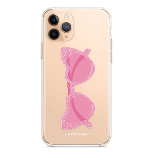 Pink Heart Sunglasses Phone Case