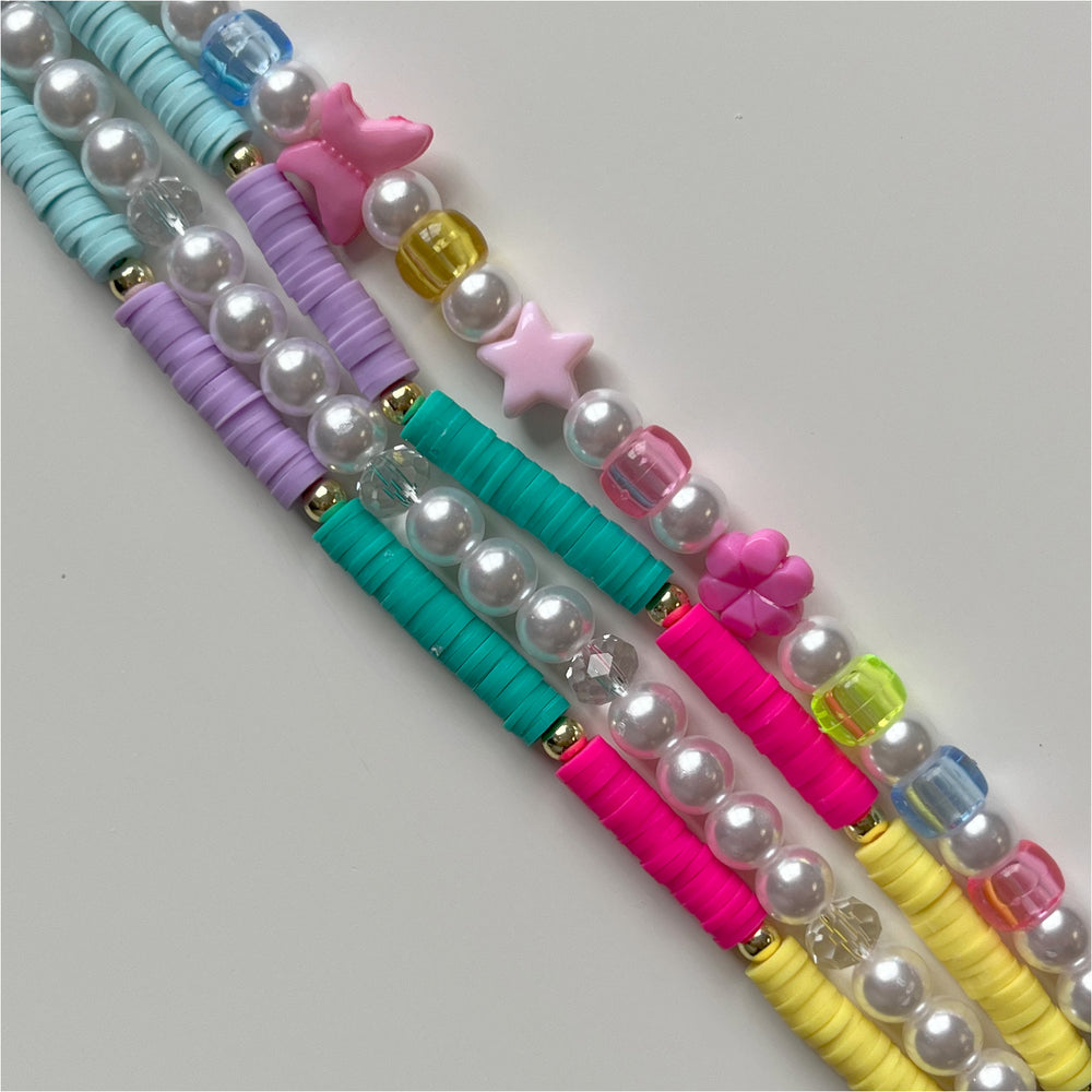 
            
                Load image into Gallery viewer, Pastel Pearls Beaded Smartwatch Strap
            
        