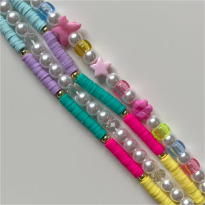 Pastel Pearls Beaded Smartwatch Strap