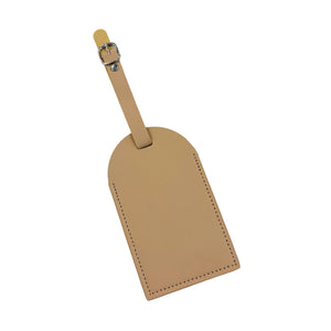 Personalised Seashells Name Beige Luggage Tag