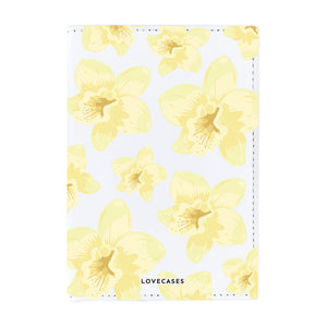 Orchid Crush White Passport Cover