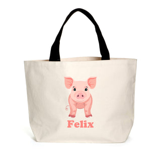 Personalised Pig Tote