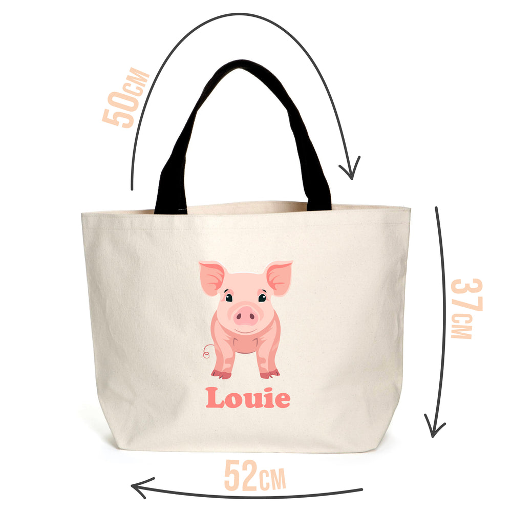 Personalised Pig Tote