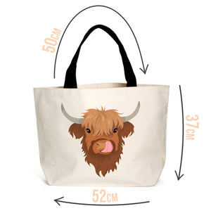 Henry the Highland Cow Tote