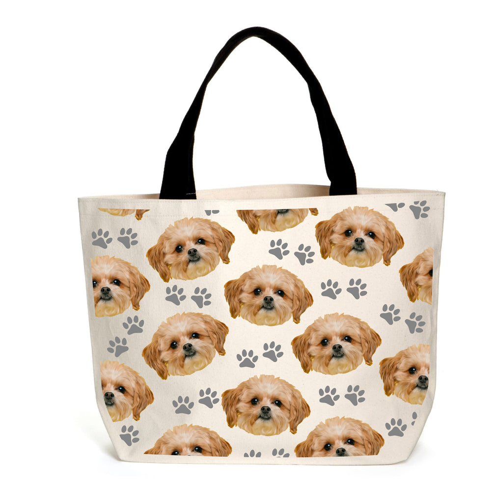 Personalised Pet Portrait Pattern Tote