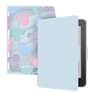 Pastel Mickey & Minnie Foldable Kindle Cover