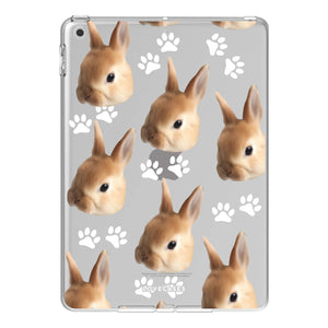 Personalised Pet Portrait Pattern iPad Case