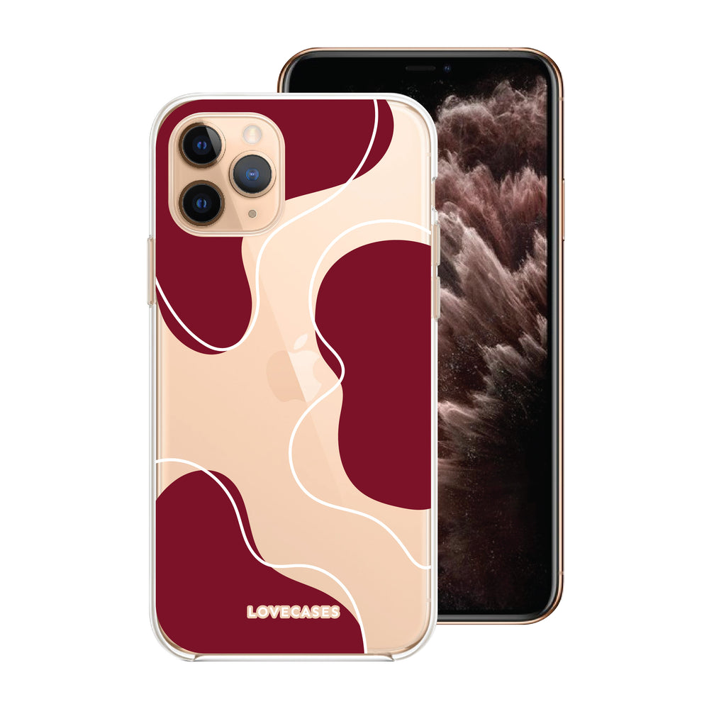 Abstract Burgundy Phone Case – LoveCases Abstract Burgundy Phone Case – LoveCases