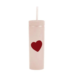 Heart Sand Skinny Tumbler