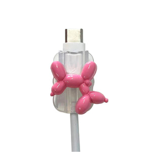 Pink Balloon Dog Cable Protector