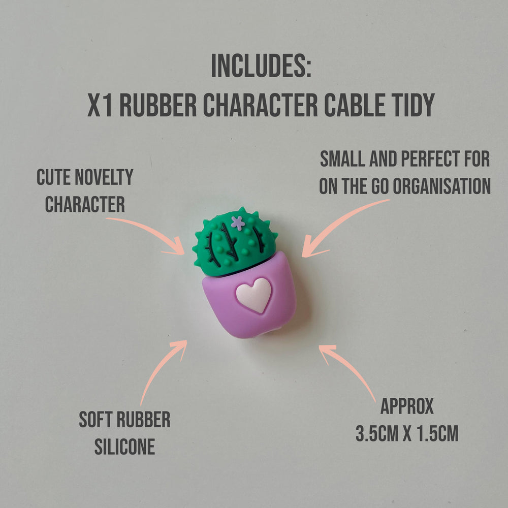 Candy The Cactus Cable Tidy