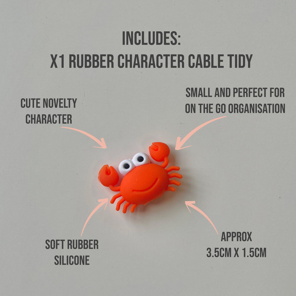 
            
                Load image into Gallery viewer, Sebastian The Crab Cable Tidy
            
        