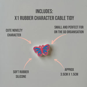 
            
                Load image into Gallery viewer, Bina The Butterfly Cable Tidy
            
        