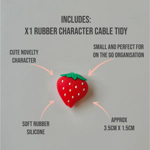 Suzie The Strawberry Cable Tidy