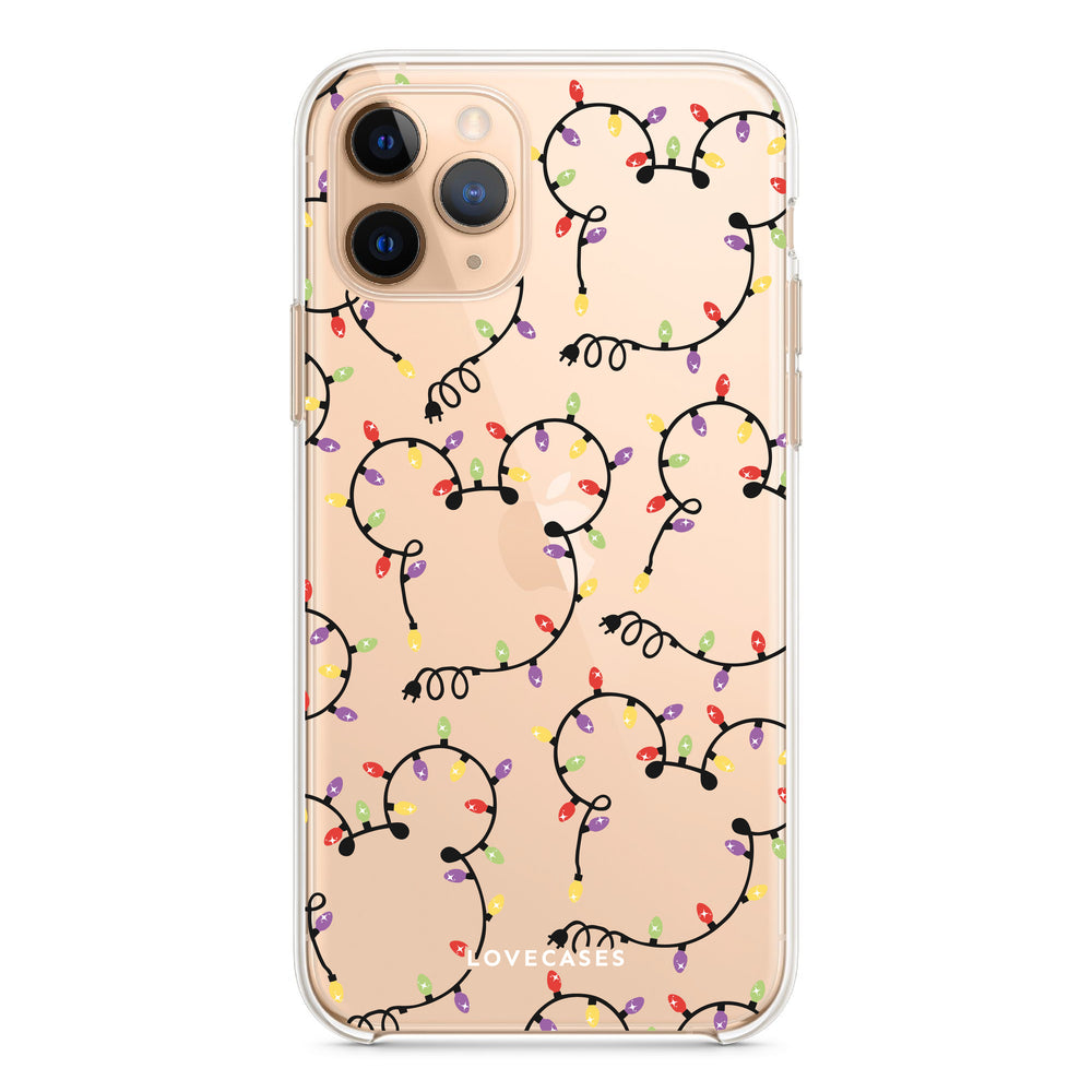 Christmas Mickey Lights Phone Case LoveCases Christmas Mickey Lights Phone Case LoveCases