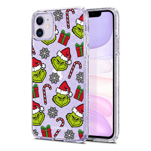 
            
                Load image into Gallery viewer, Grinchmas Glitter Phone Case
            
        